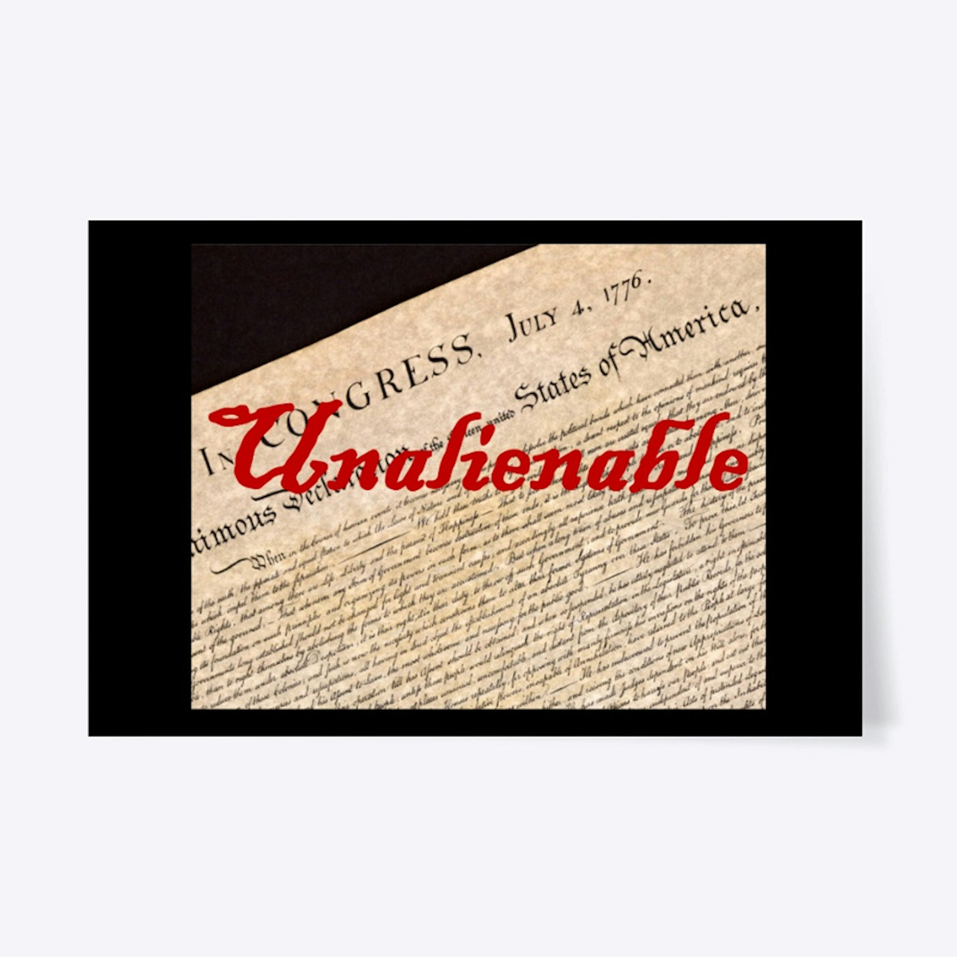Unalienable Rights!